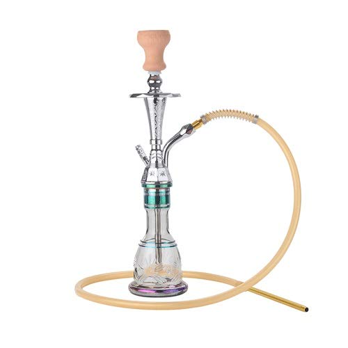 Premium Modern Glass Hookah Set with All Accessories - Elegant Water Pipe Kit for Home & Parties (Color: D) | Perfect for Relaxation, Social Gatherings & Lounge Decor