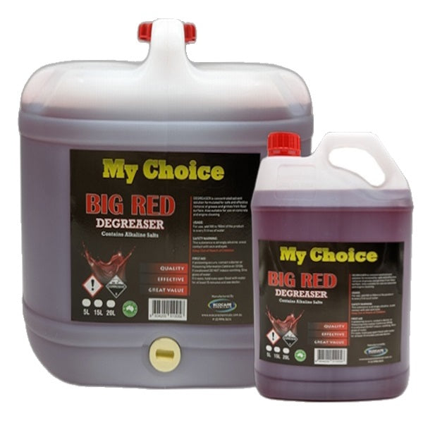Big Red Multi-Purpose All-Round Degreaser - Heavy Duty Cleaner for Kitchen, Garage & Industrial Use - Removes Grease, Oil & Grime