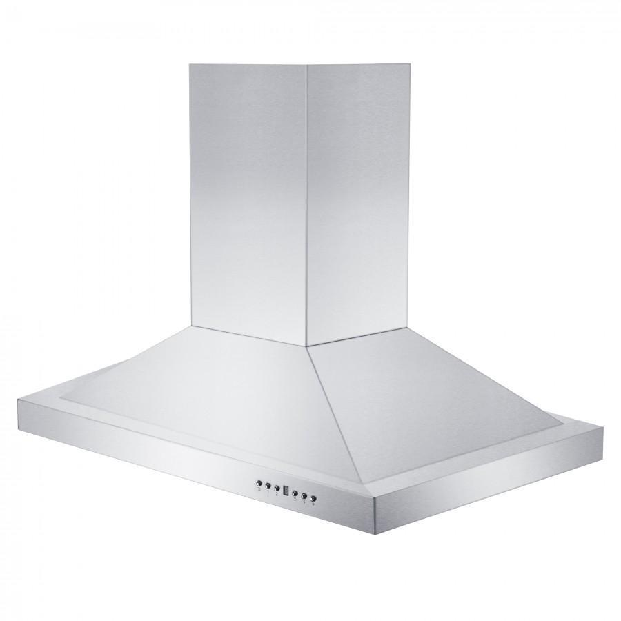 ZLINE Remote Blower Island Mount Range Hood 400/700CFM - Stainless Steel Kitchen Ventilation (GL2i RD/RS) - Perfect for Open Concept Kitchens & Cooking Areas