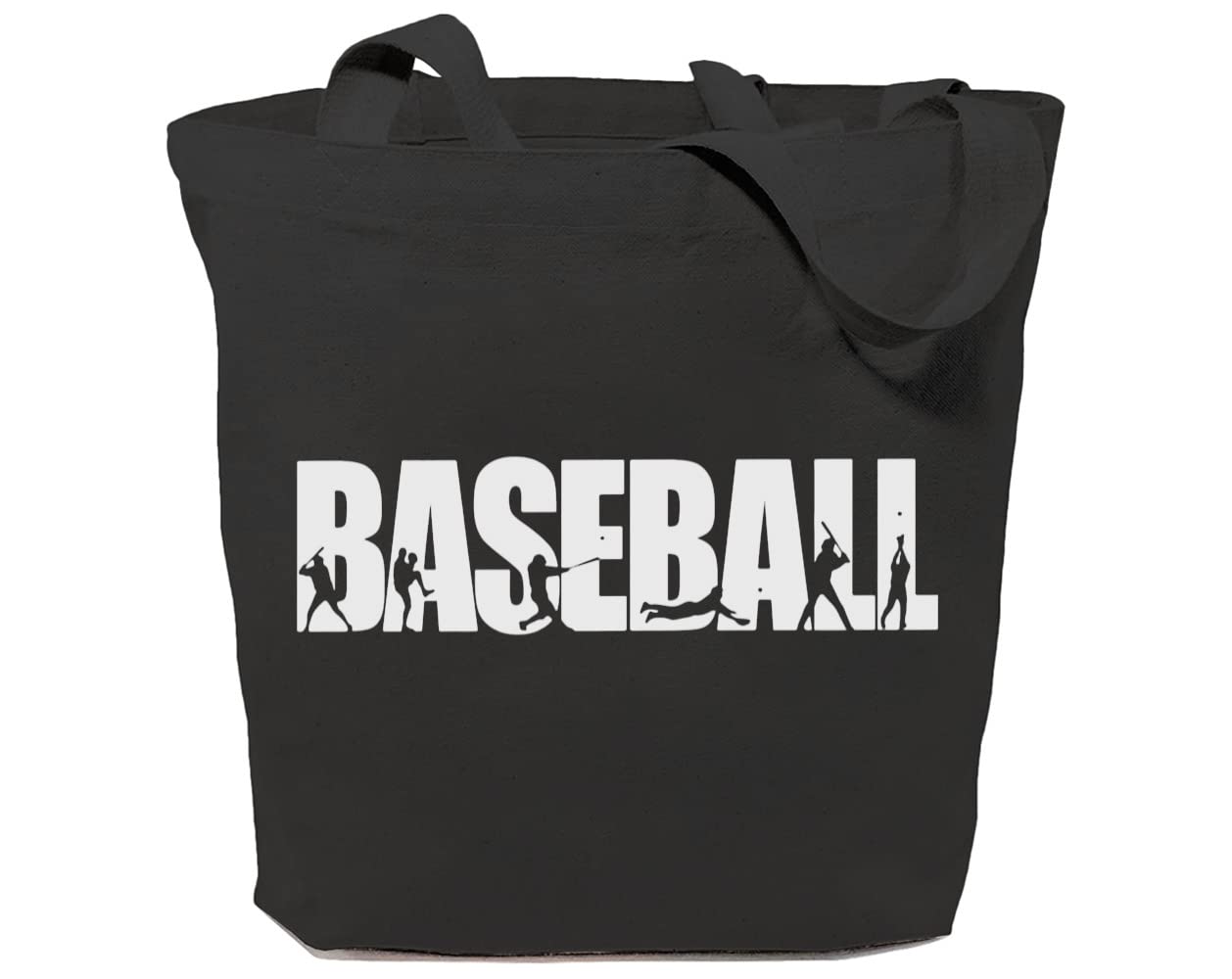 Baseball Lovers Tote Bag for Women - Aesthetic Canvas Reusable Grocery Shoulder Bag - Funny Gift for Baseball Fans - Perfect for Shopping, Groceries & Game Day Essentials