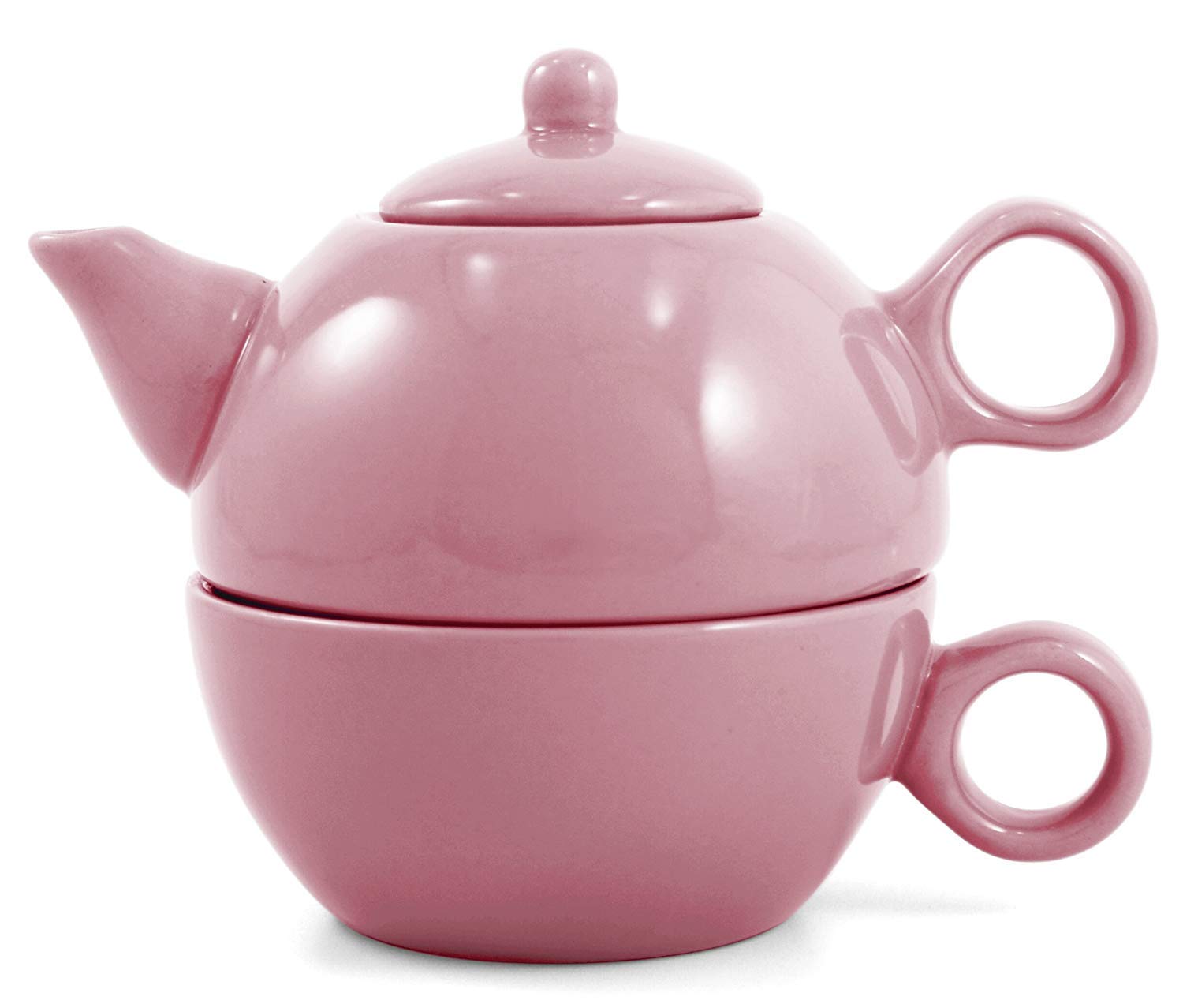 Pink Rose Ceramic Tea Pot - Elegant Metropolitan Tea Set for Loose Leaf & Herbal Tea | Perfect for Afternoon Tea, Gifts & Home Decor