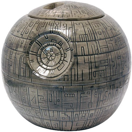 Star Wars Themed Ceramic Cookie Jar with Darth Vader Design - Perfect for Star Wars Fans, Kitchen Decor, and Gift Giving
