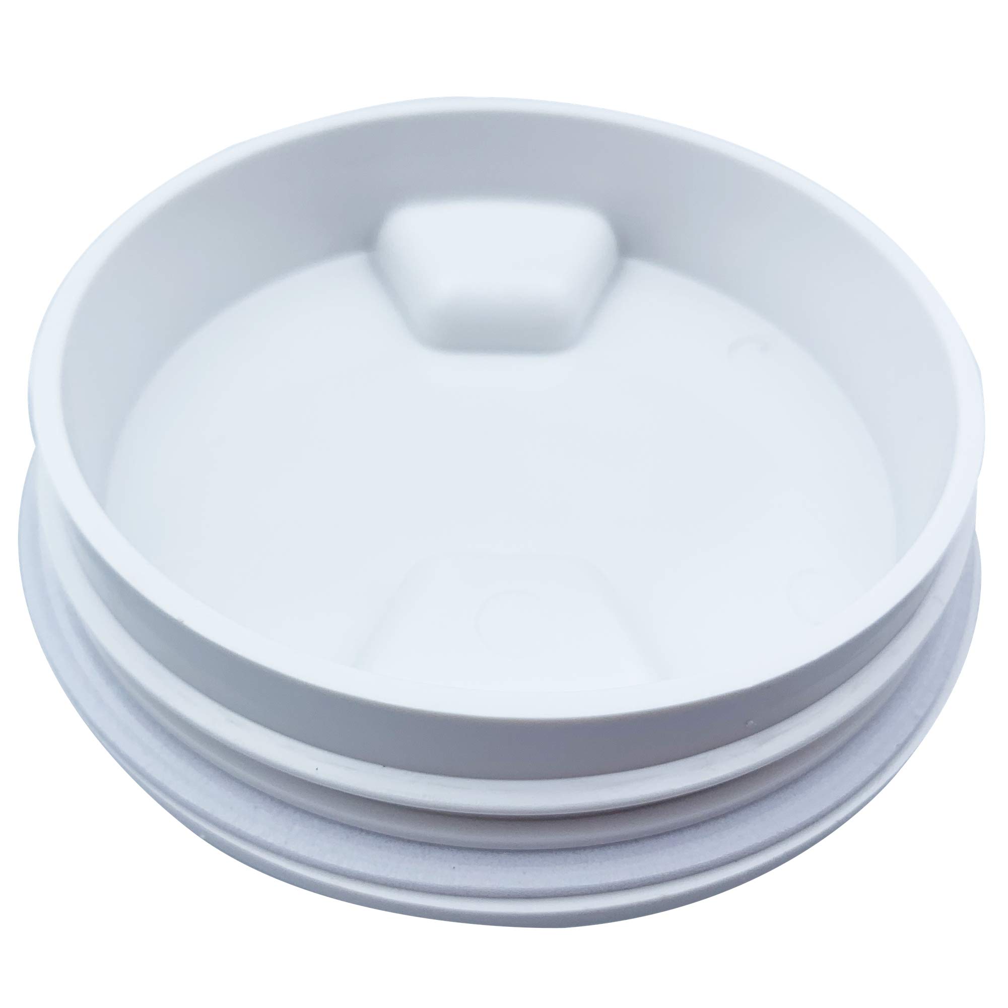 4 Inch Round Marine Boat Inspection Deck Plate Hatch - Waterproof with Detachable Cover & Pre-Drilled Holes for Kayak, Yacht & Outdoor Installations | Perfect for Deck Access, Storage & Maintenance on Boats and Watercraft