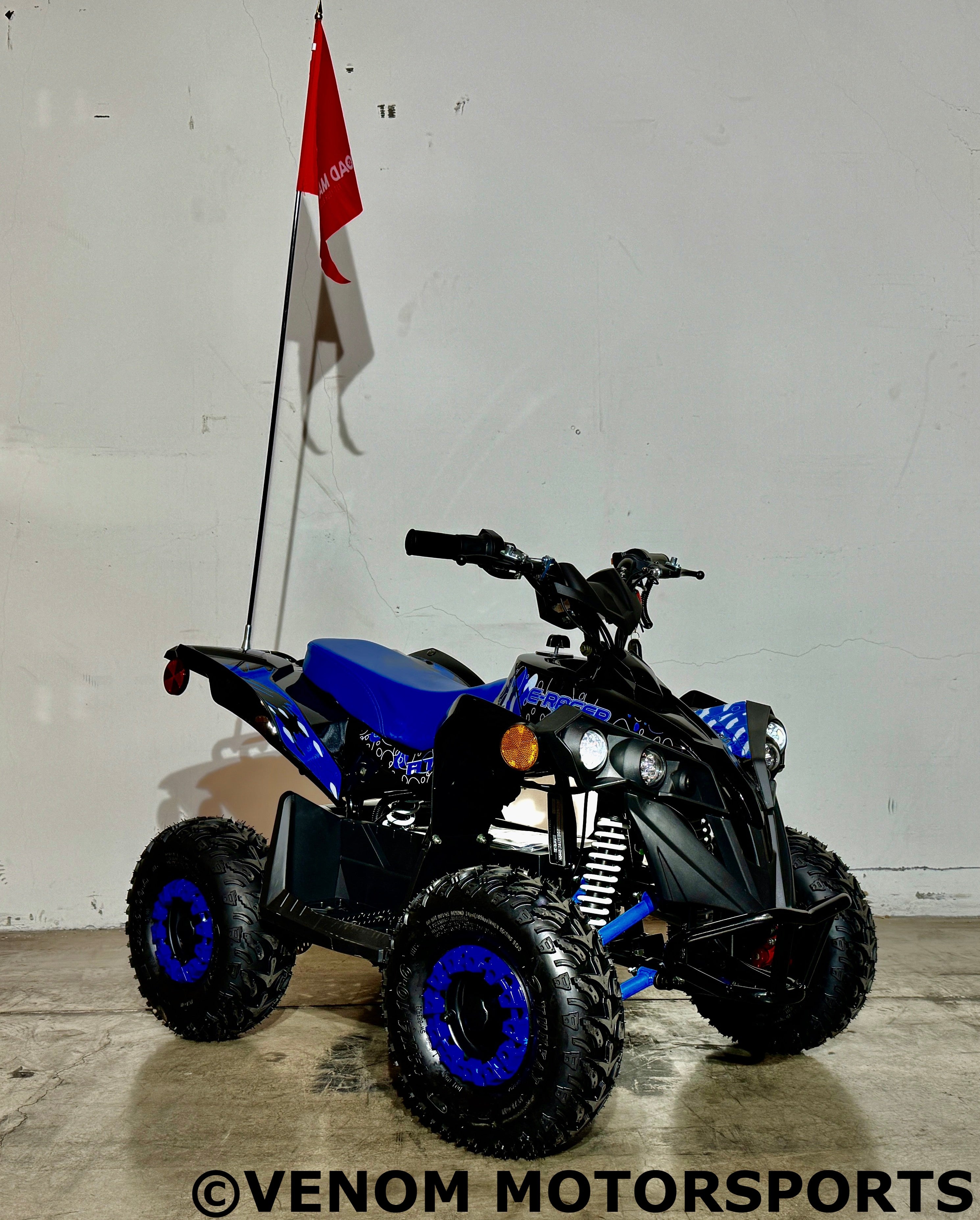 Venom E Racer 1000W 36V Electric ATV for Adults - Off-Road Adventure, Hunting & Farm Work - Powerful All-Terrain Vehicle with Long Battery Life