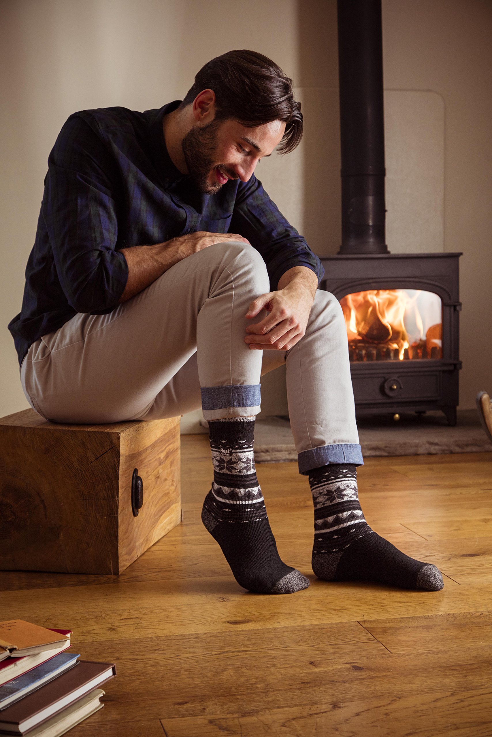 Heat Holders Lite - Men's & Women's Thin Thermal Socks for Winter, Christmas Gift - Perfect for Cold Weather, Outdoor Activities & Cozy Home Wear