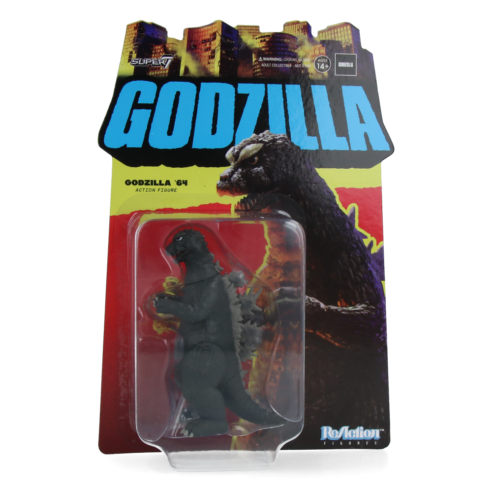 Godzilla 1964 Toho ReAction Figures Wave 6 - Vintage Kaiju Collectible Toy for Display & Play | Perfect for Movie Fans & Action Figure Collectors
