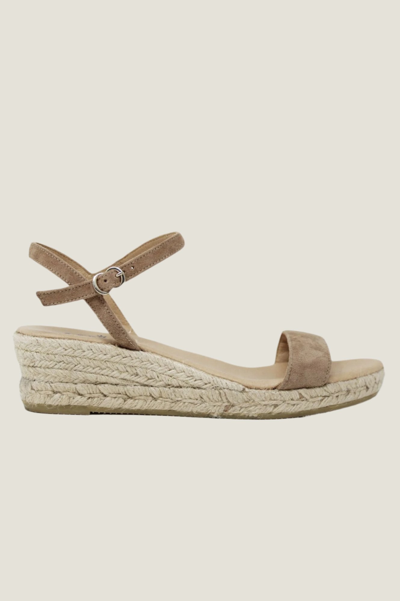 Moli Low Wedge Espadrilles - Comfortable Almond Toe Summer Sandals for Women | Perfect for Beach, Vacation & Casual Outings