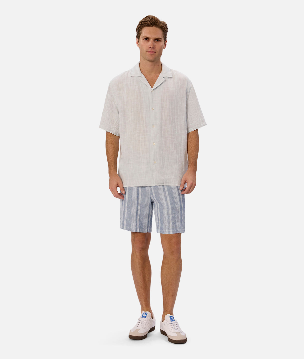 Carisino Linen Shorts for Women - Comfortable Chambray Summer Shorts | Casual Wear, Beach Outfit, and Vacation Style