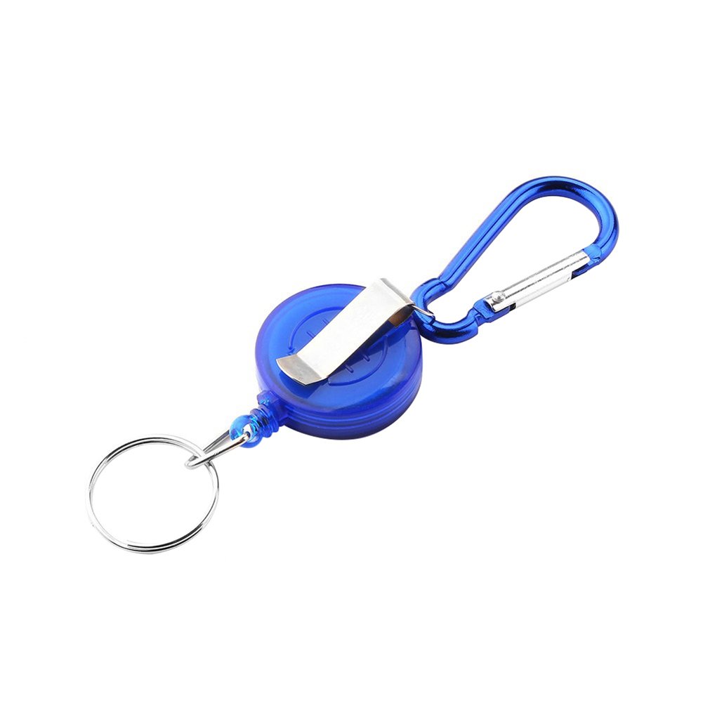 Retractable Ski Pass & ID Card Badge Reel Holder with Carabiner Clip - Perfect for Work, Events & Outdoor Activities - Great Gift for Mother's Day, Father's Day, Wedding, Anniversary, Party, Graduation, Christmas & Birthday