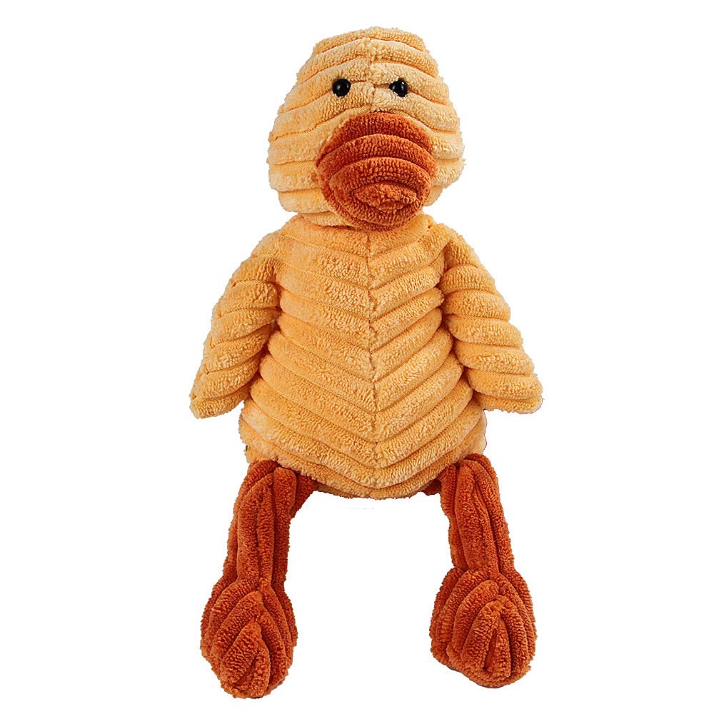 Duck Squeaky Dog Toys for Small Dogs - Soft Plush Chew Toy for Puppies & Teething Dogs - Perfect for Indoor Play, Training & Cuddling
