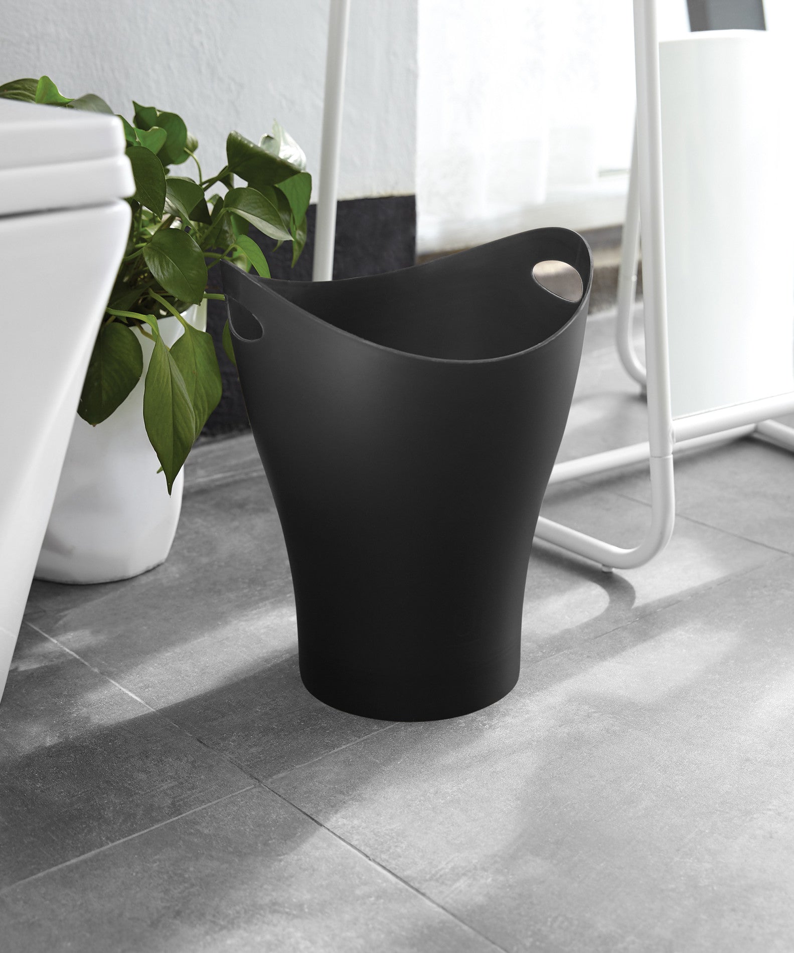 Garbino Stainless Steel Trash Can with Lid - 13 Gallon Kitchen Garbage Bin for Home, Office & Outdoor Use - Odor-Proof & Rust-Resistant Design