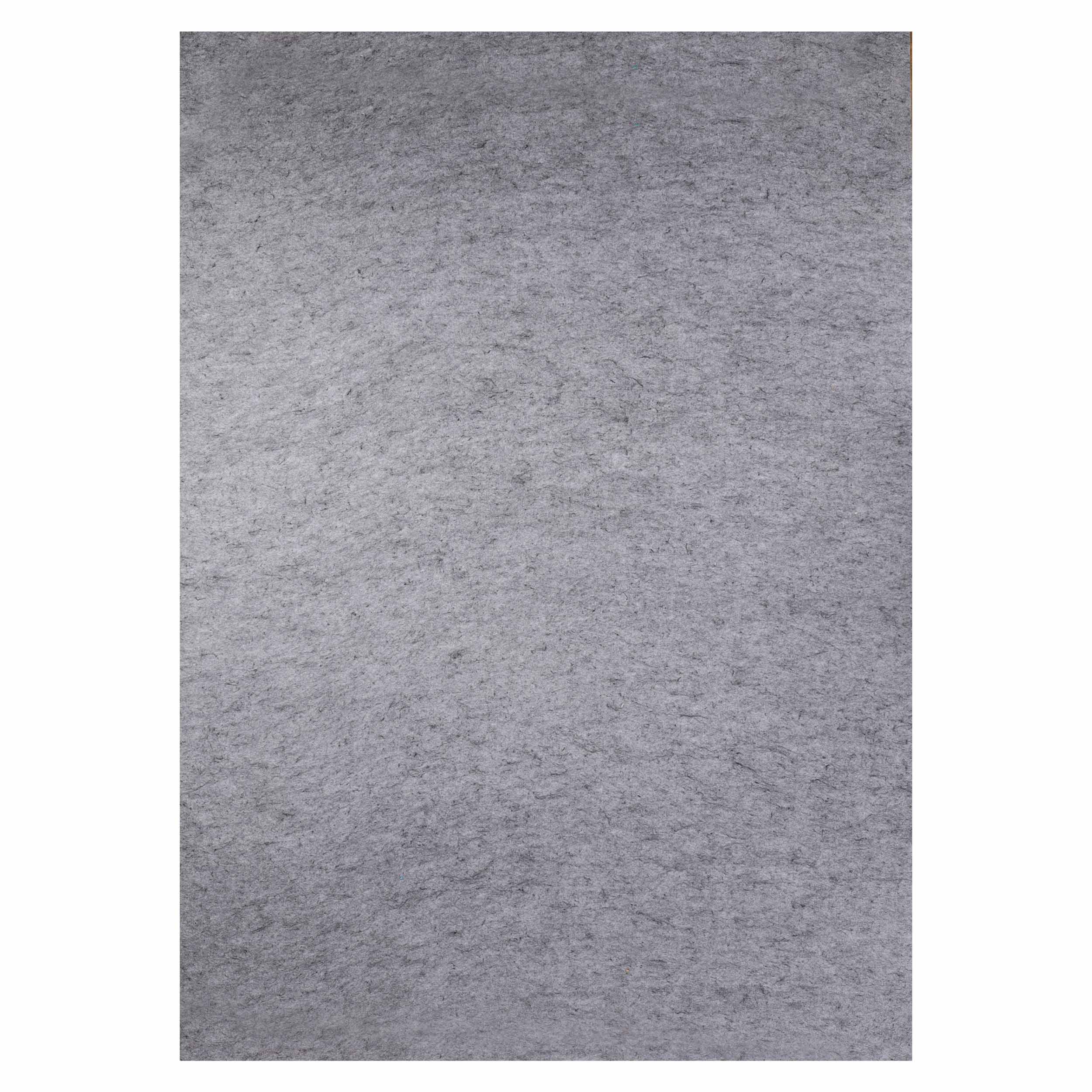 Non-Slip Polyester Felt & Rubber Rug Pad with Coating - Anti-Slip Carpet Underlay for Hardwood Floors, Tile & Laminate - Perfect for Living Room, Bedroom & Nursery Safety