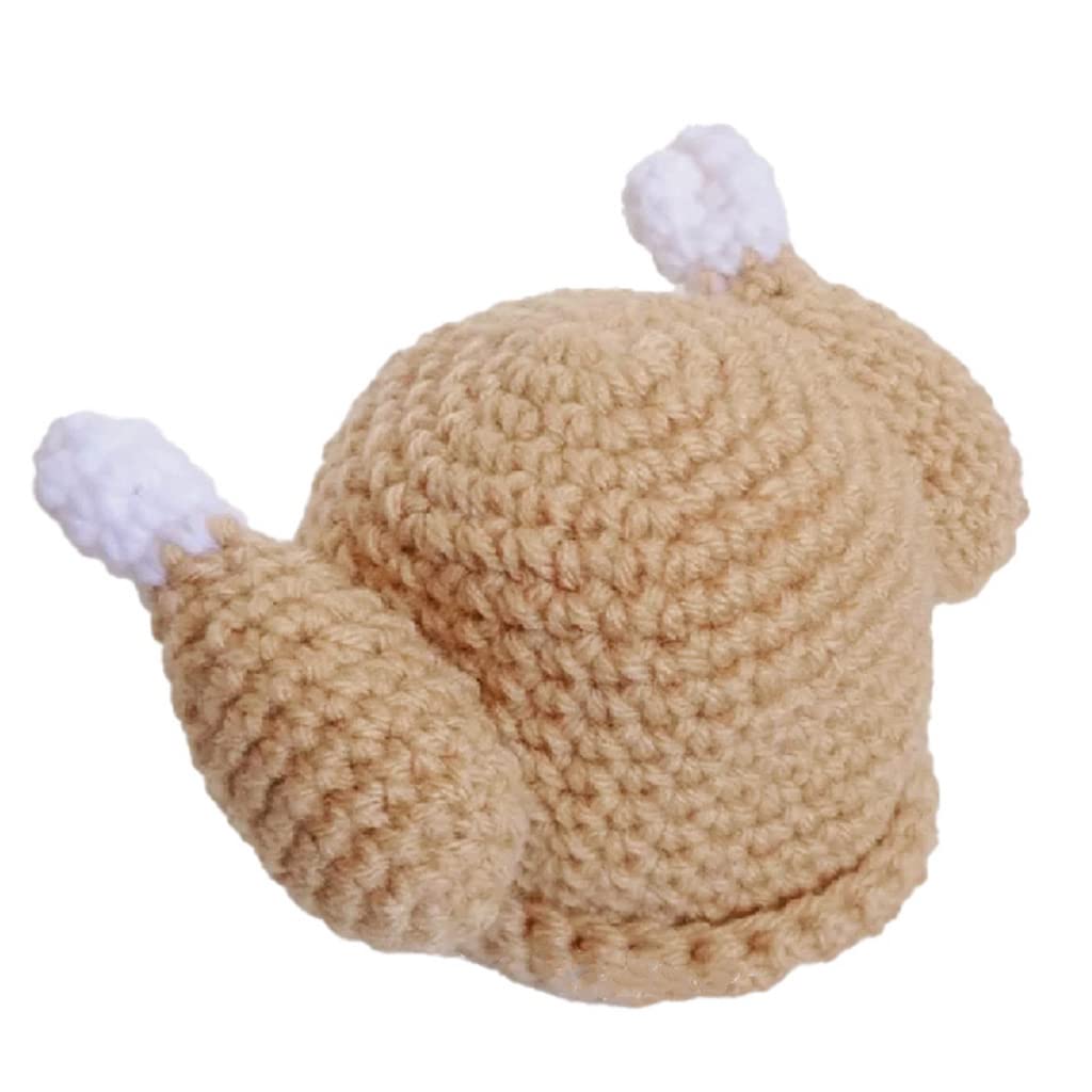 Warm & Fun HISYI Knit Turkey Hat for Babies, Toddlers & Kids - Cute Roasted Turkey Design for Thanksgiving, Turkey Trot & Holiday Festivities - Perfect for Family Photos & Seasonal Celebrations