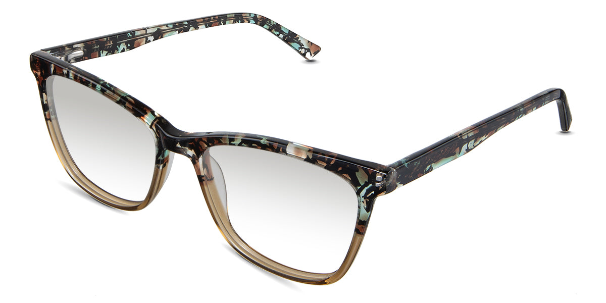 Paisley Print Women's Prescription Tinted Glasses - Stylish & UV Protection for Outdoor Activities, Driving, and Fashion Accessories