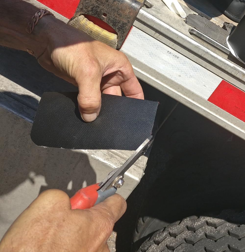 Carolina Tarps Heavy Duty Black Vinyl Tarp Repair Tape - 6 Inch x 50 Feet - Waterproof, UV Resistant for Outdoor Use, Camping, Boat Covers & Truck Tarps