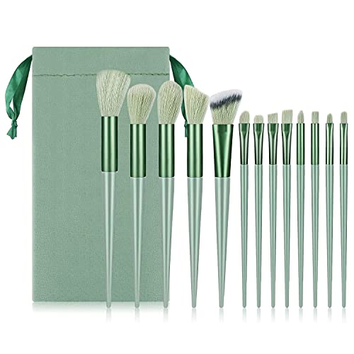 Premium 13-Piece Makeup Brush Set by VINSH ENTERPRISE - Foundation Brush, Eyeshadow Brushes & Professional Cosmetic Tools with Travel Pouch | Perfect for Makeup Artists, Beginners & On-the-Go Beauty Routines