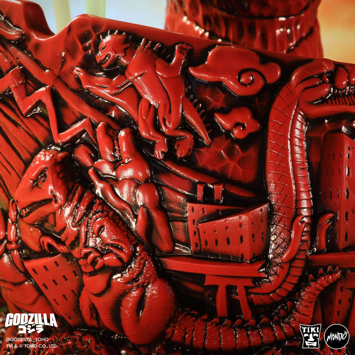 Godzilla Destroy All Monsters Scorpion Bowl - Fire Dragon Variant Collectible Figure | MonsterVerse Action Figure for Display & Collection | Perfect for Fans, Home Decor & Gifts