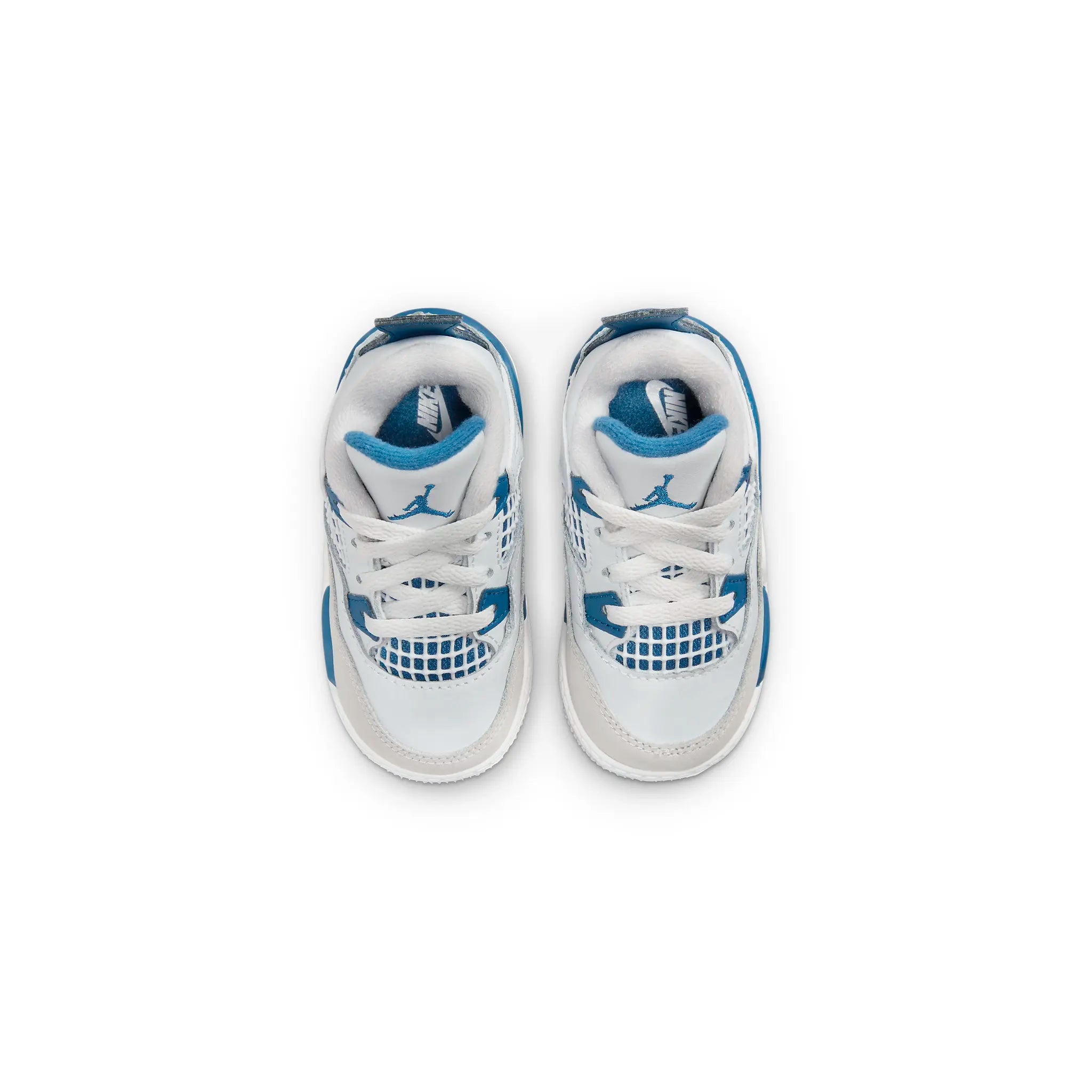 Air Jordan 4 Retro Military Blue (TD) - Men's Basketball Shoes for Casual Wear & Sneaker Collection | Perfect for Street Style & Sports Enthusiasts