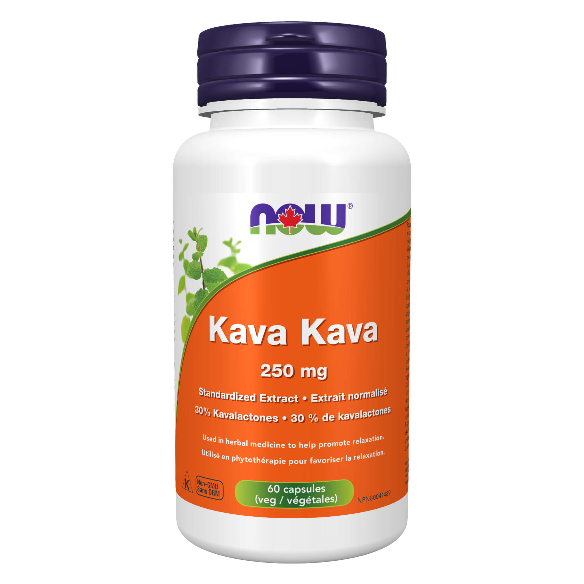 Premium Kava Kava 250mg with Siberian Ginseng 100mg - Natural Stress Relief & Relaxation Supplement for Anxiety, Sleep Support & Mood Enhancement