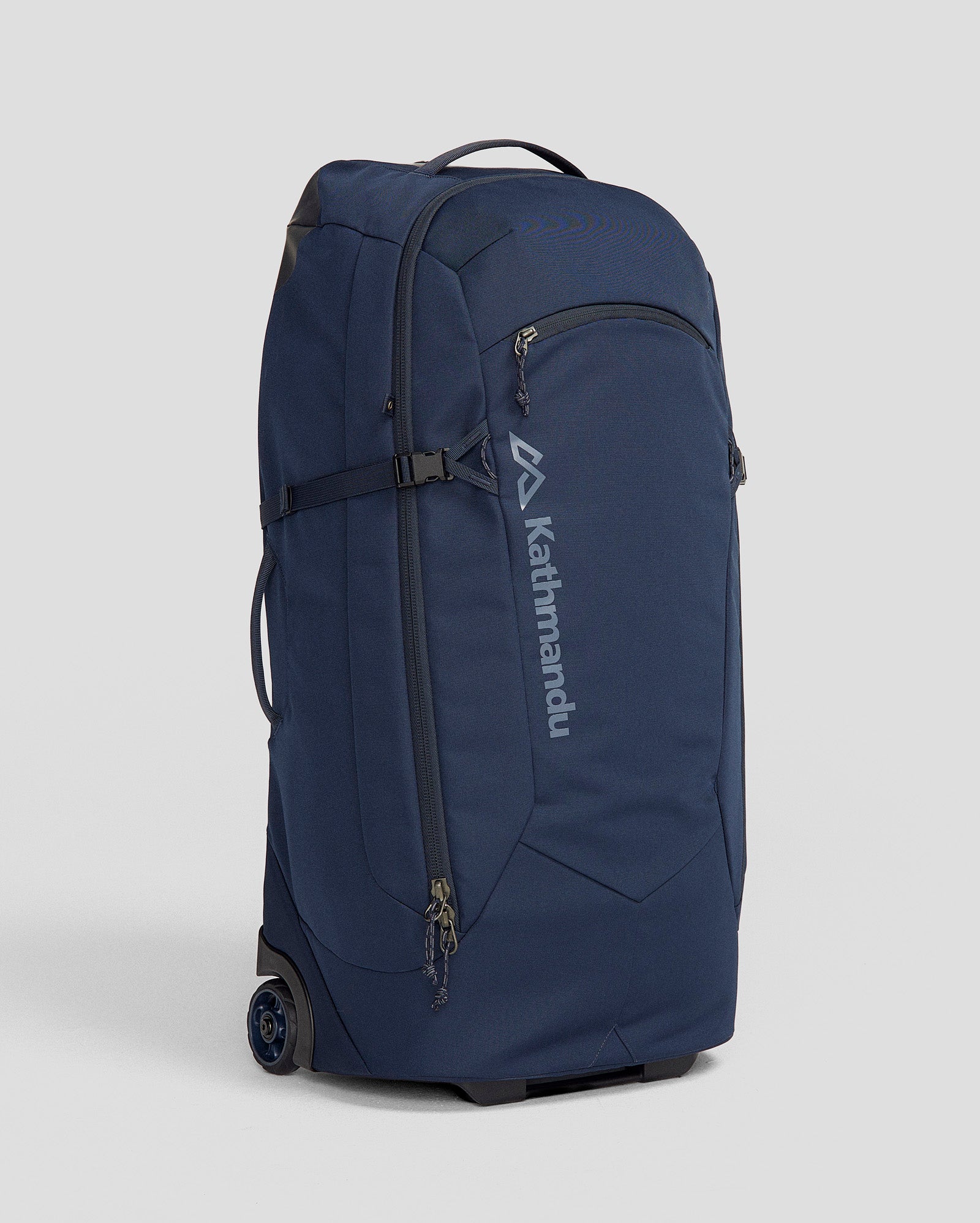 Hybrid Trolley v5 70L Travel Backpack - Pure Navy Blue for Outdoor Adventures, Business Trips & Weekend Getaways