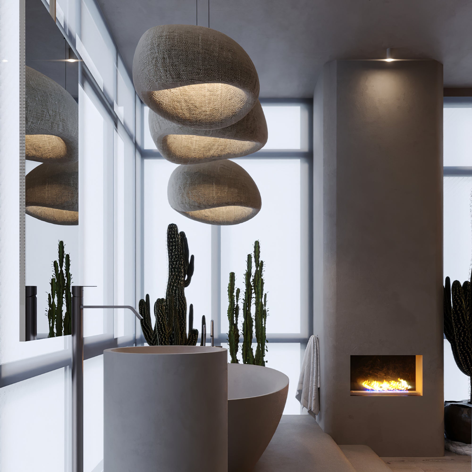 Cloud Pendant Light - Modern B-Shaped Hanging Lamp for Kitchen Island, Dining Room, or Bedroom Lighting