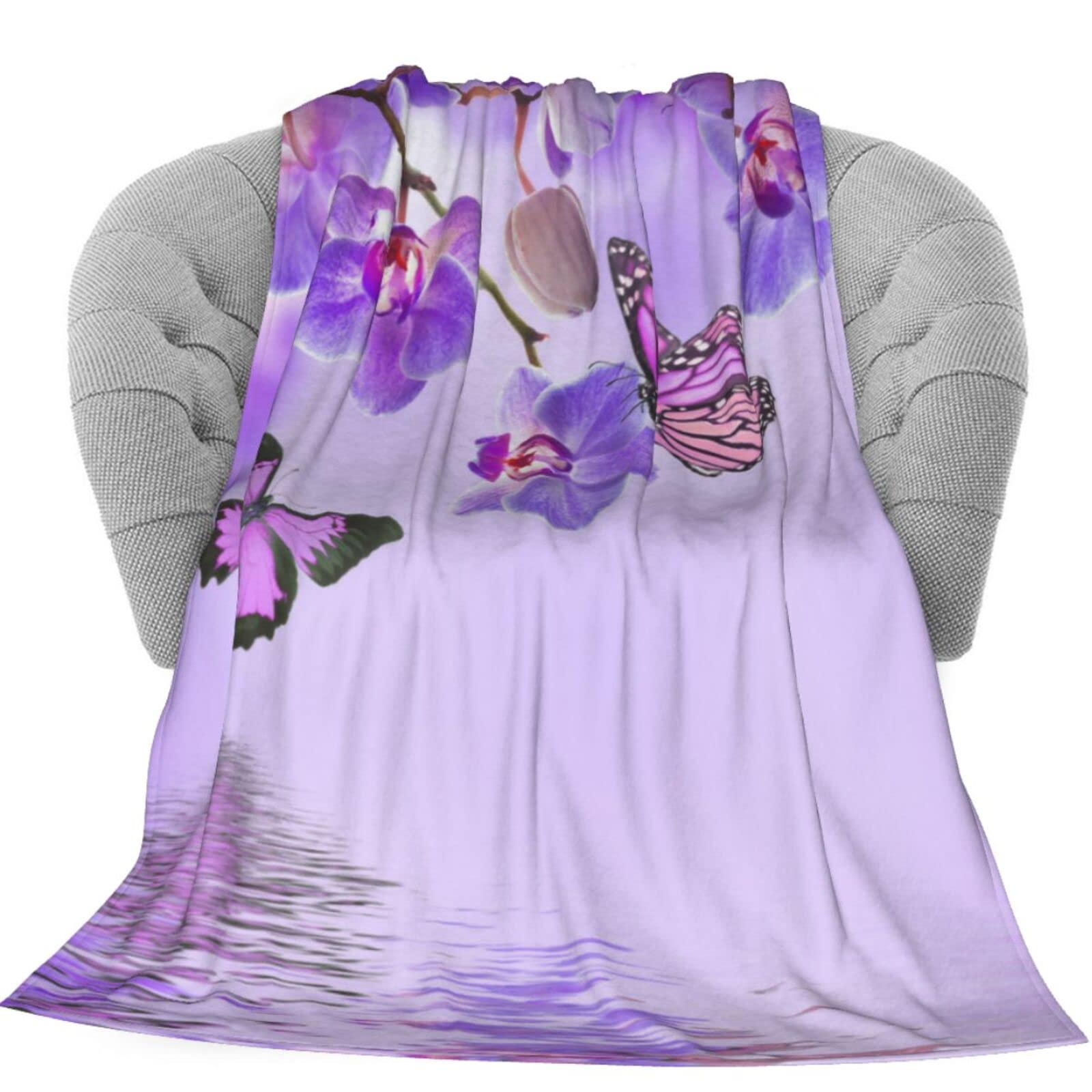 Dujiea Lightweight Cozy Fleece Blanket 60