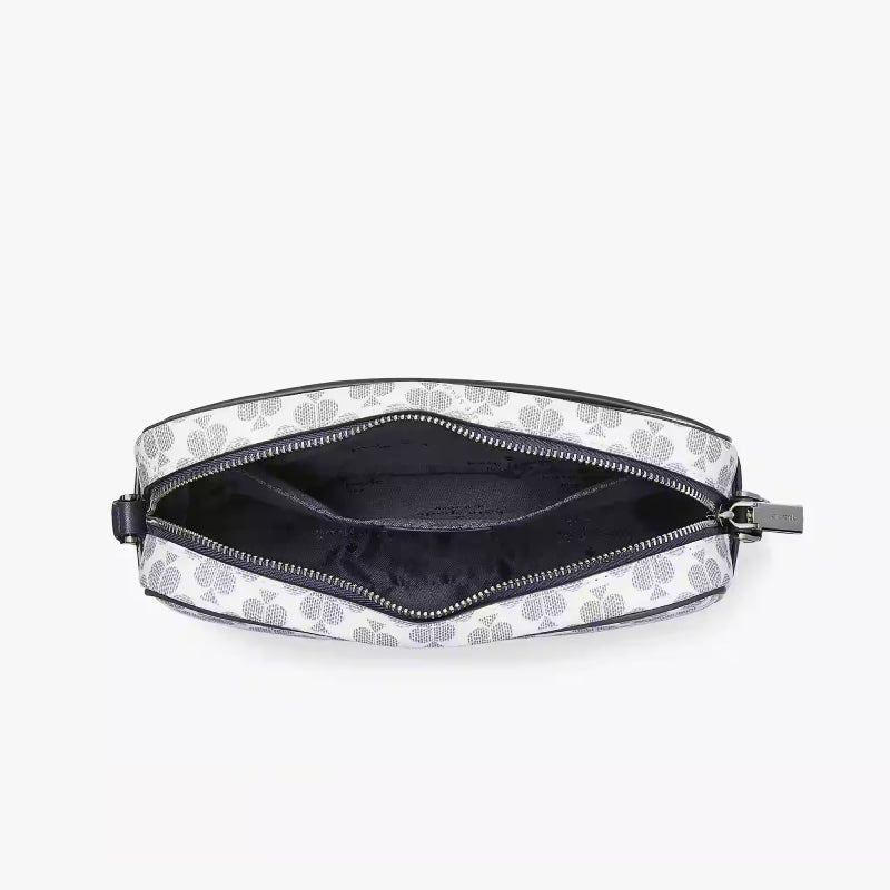 Kate Spade Signature Spade Flower Mini Camera Bag in Navy Multi - Stylish Crossbody Purse for Women | Perfect for Everyday Use, Date Nights & Travel Accessories