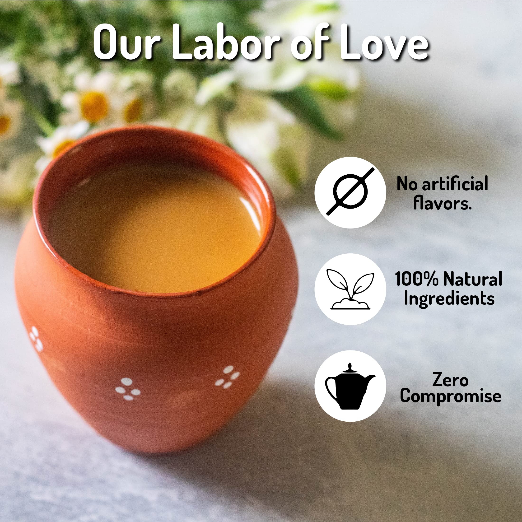 Premium Masala Chai Tea Latte Mix - Authentic Indian Spiced Black Tea with Natural Ingredients | Instant Caffeinated Chai Powder | 10 Individually Wrapped Sachets | Perfect for Morning Energy, Afternoon Pick-Me-Up & Cozy Evenings