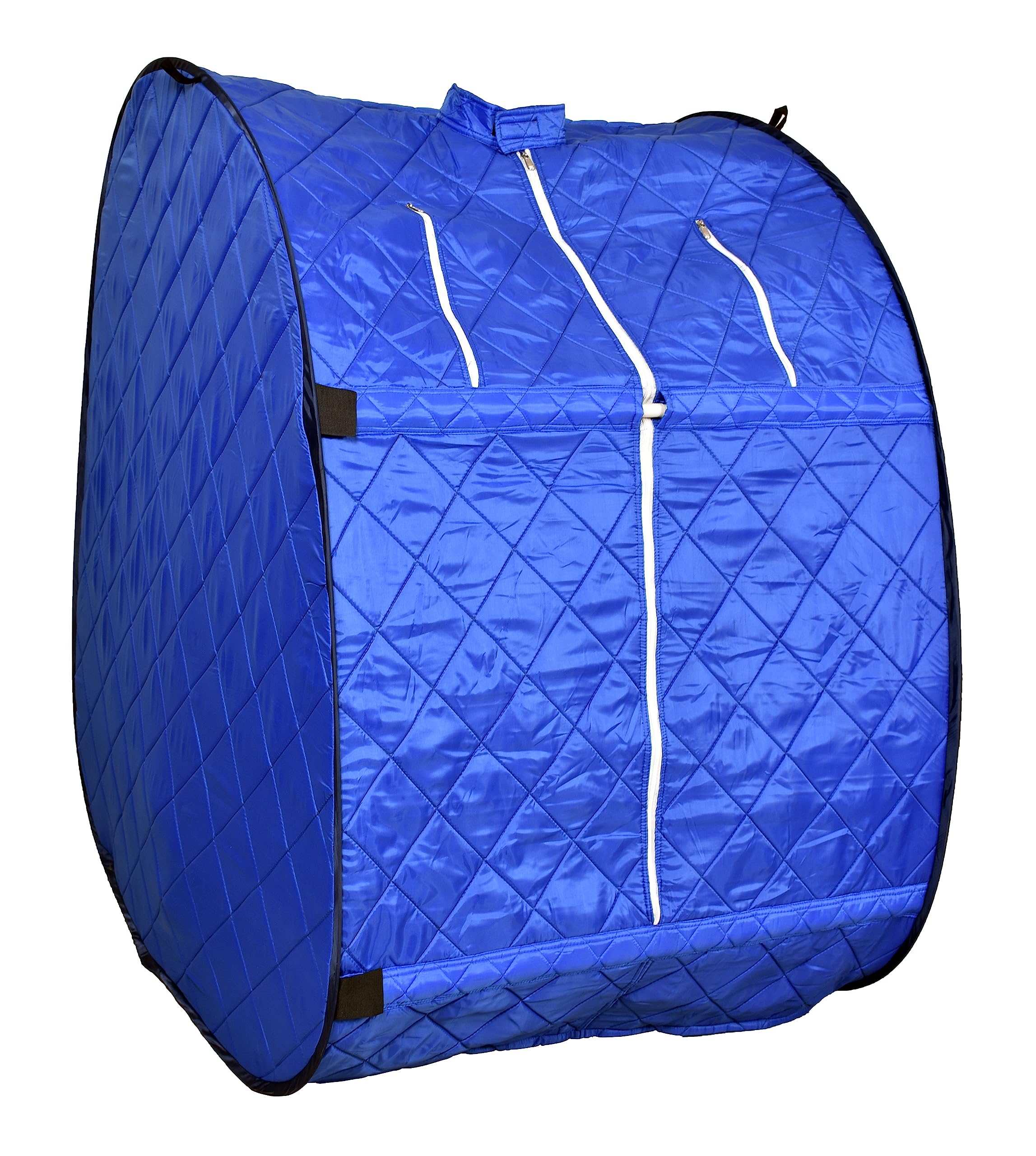 Portable Folding Steam Sauna Bath Spa for Full Body Detox Therapy - Home Relaxation & Beauty Care with Cooler & Foam (Blue) | Perfect for Home Spa, Weight Loss & Stress Relief