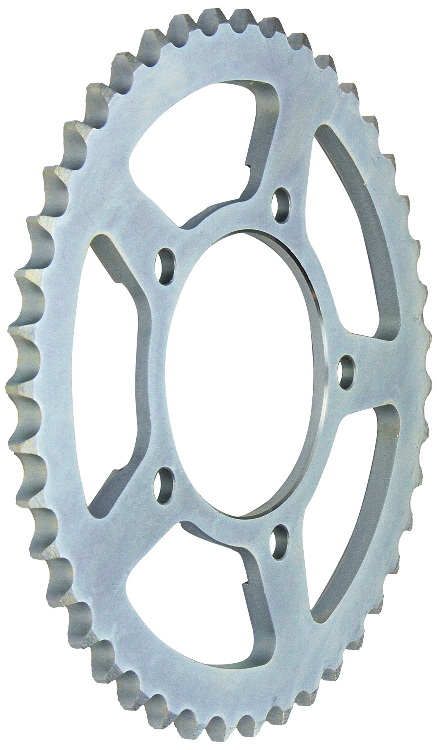 43-Teeth 530 Chain Size Rear Steel Sprocket for Motorcycle & ATV - Durable Silver Finish - Perfect for Bike Maintenance & Performance Upgrades