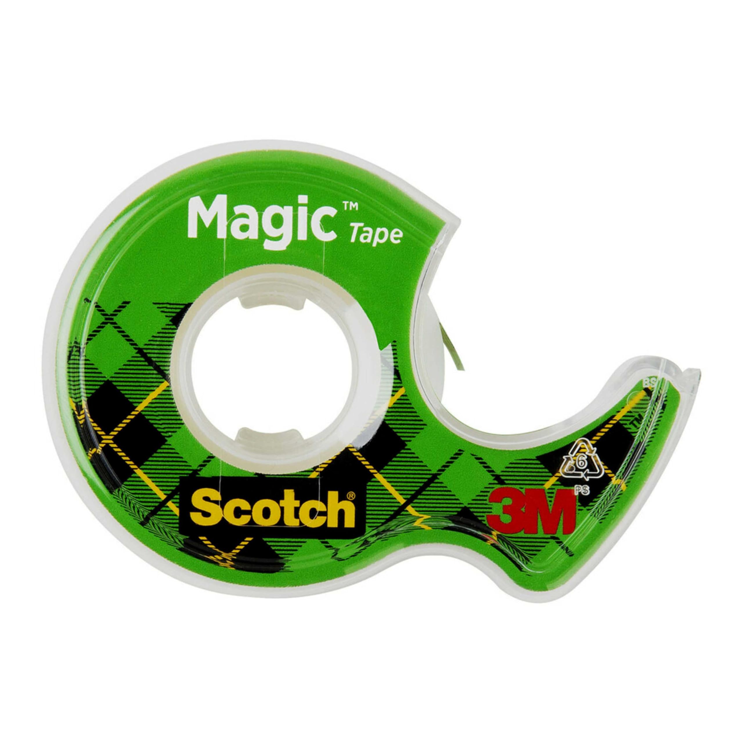 Scotch Magic Tape - 3 Rolls, 3/4 x 300 Inches - Invisible & Clear Adhesive Tape for Repairing, Sealing & Crafting - Perfect for Office, School & Home Use