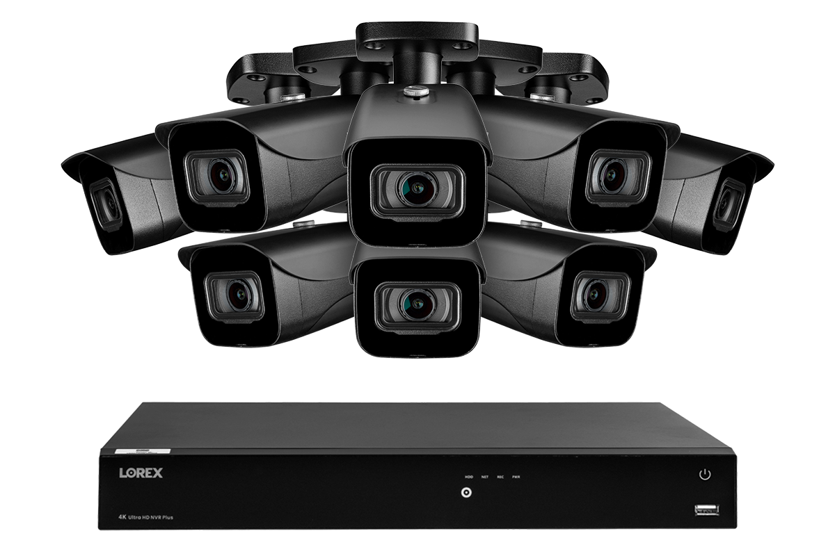 Lorex 4K 16 Channel 3TB Wired NVR Security System with 8 Outdoor Cameras - Home & Business Surveillance Solution for 24/7 Monitoring