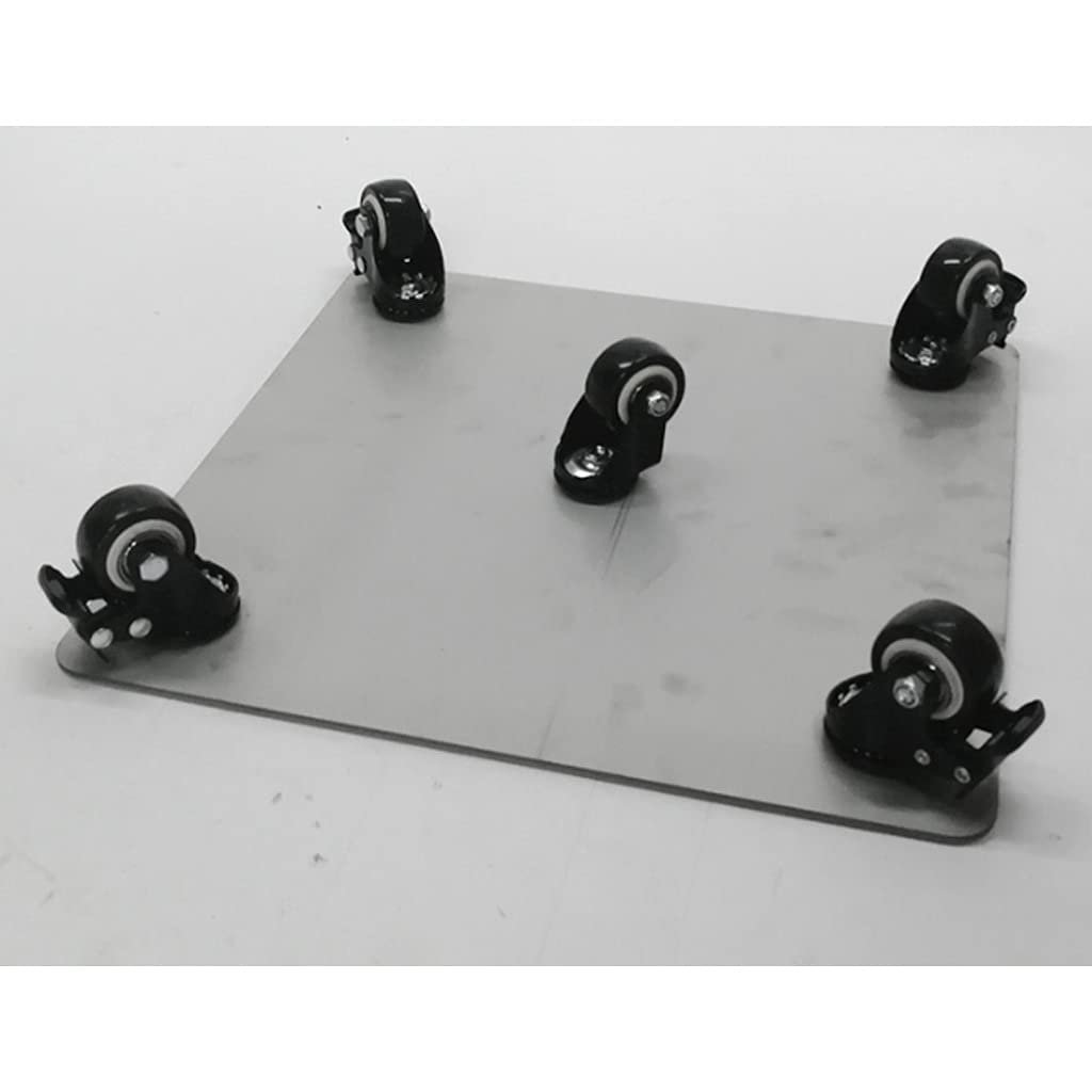 Heavy Duty Square Metal Plant Stand with Wheels - 15 Inch Rolling Plant Tray for Indoor & Outdoor Potted Plants - Garden Flower Pot Mover with Universal Casters - Perfect for Patio, Balcony, and Greenhouse Use (38cm/15in)