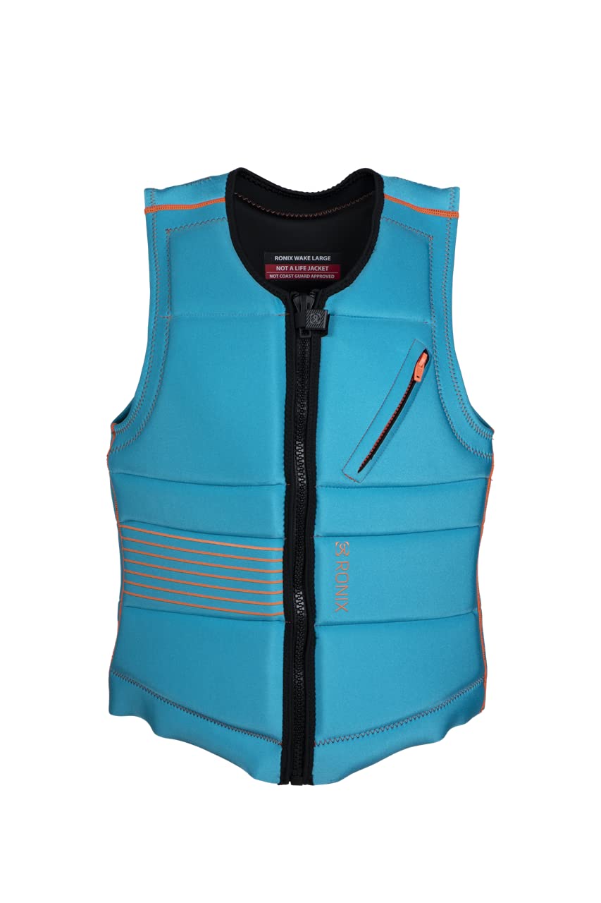 Ronix Coral Women's CE Approved Paddle Boarding Impact Vest - Aqua Blue Life Jacket for Kayaking, Wakeboarding & Water Sports Safety