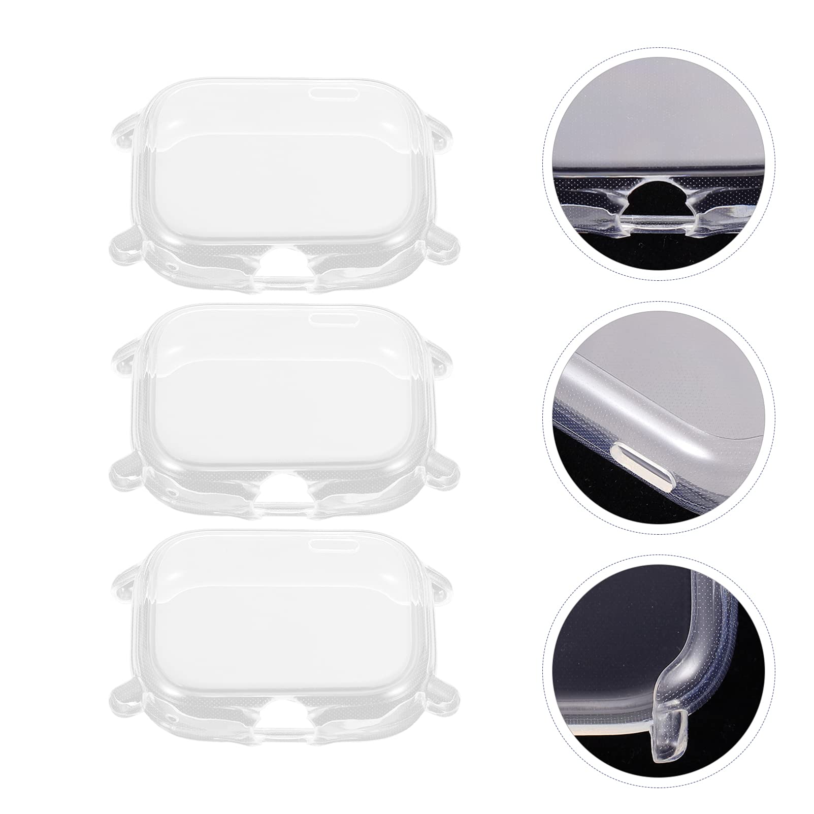 3 Pack TPU Smartwatch Case Cover Protector - Durable Shockproof Shell for Apple Watch, Samsung Galaxy Watch & Fitbit - Perfect for Sports, Workouts & Outdoor Activities