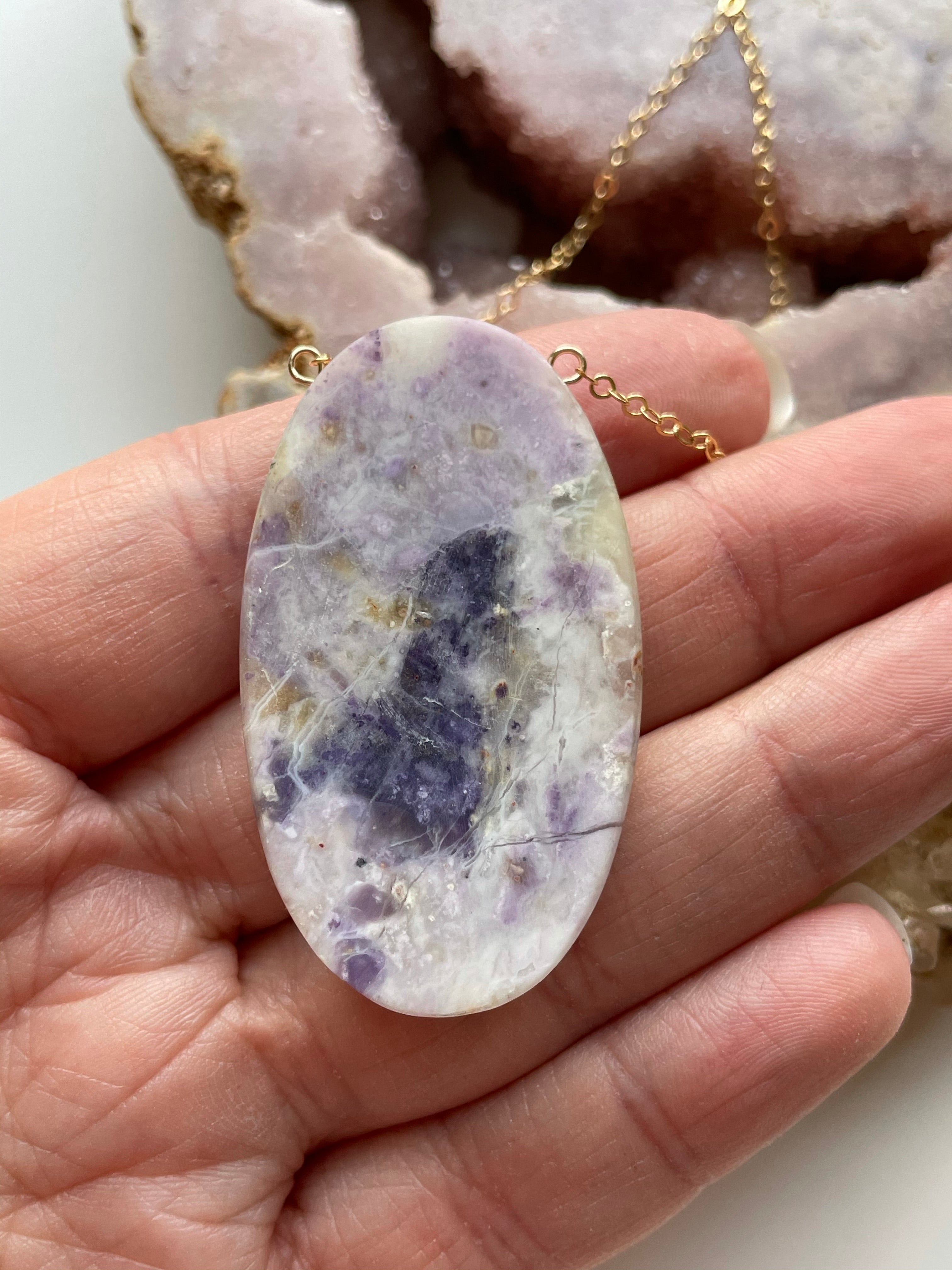 Large Purple Tiffany Morado Opal Gemstone - Perfect for Jewelry Making, Engagement Rings & Healing Crystal Collections