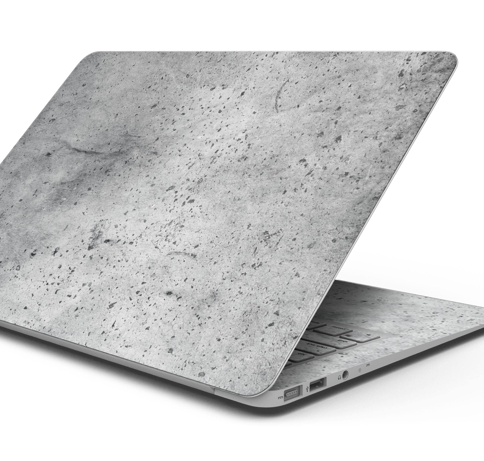 Scratch-Resistant Concrete Grunge Texture Full-Body Skin Wrap for MacBook Air 13