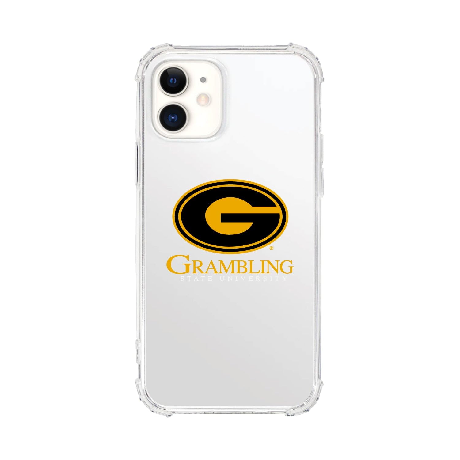 OTM Essentials Rugged Phone Case for iPhone 13 Pro Max - Shockproof Protective Cover with Tough Edge Design | Grambling State University Gifts | Perfect for College Students & Alumni