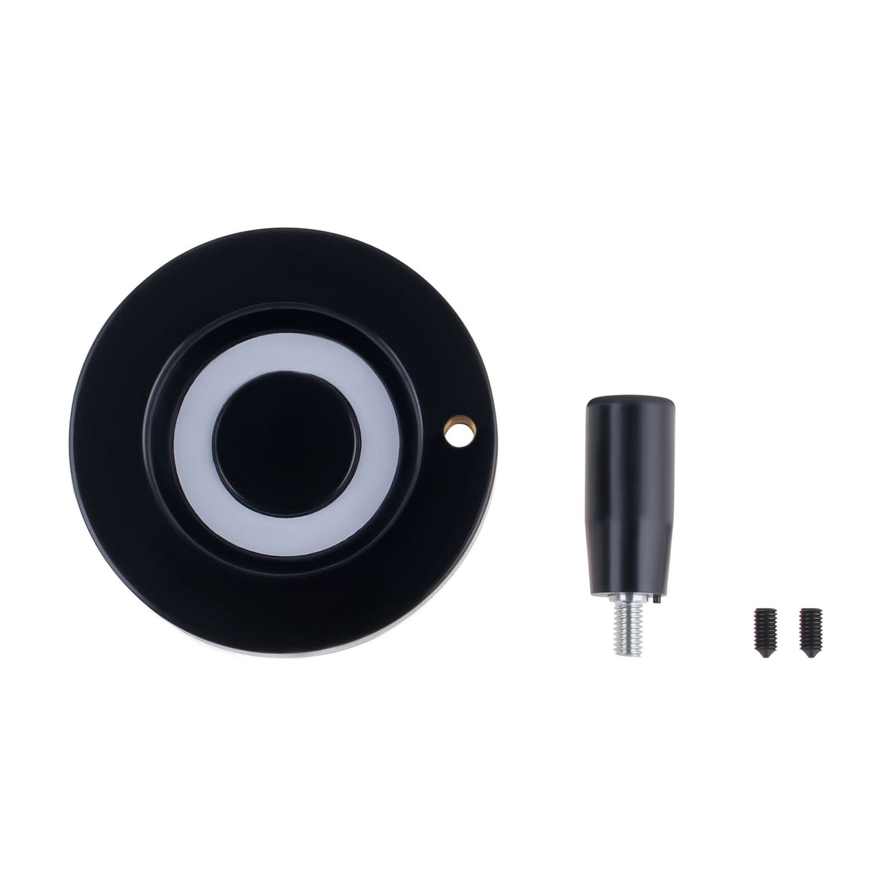 SFU1605 Ball Screw Grinder Replacement Handwheel - 80mm Outer Dia, 10mm Inner Dia Round Revolving Handle Grip for CNC Machines & Industrial Equipment | Perfect for Milling, Lathe & Grinding Operations
