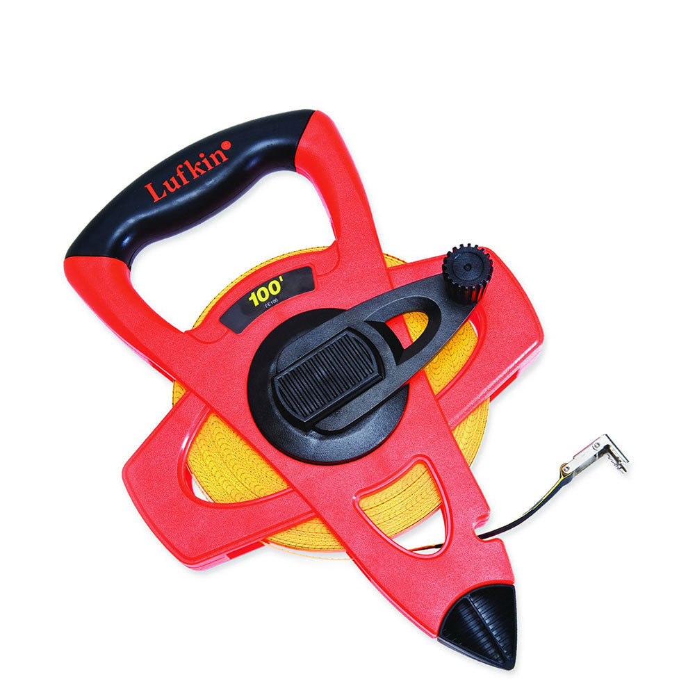 Apex Tool Group FM030CM 13mm x 30m High Visibility Orange Fiberglass Tape Measure - Metric Measuring Tool for Construction, Carpentry & DIY Projects