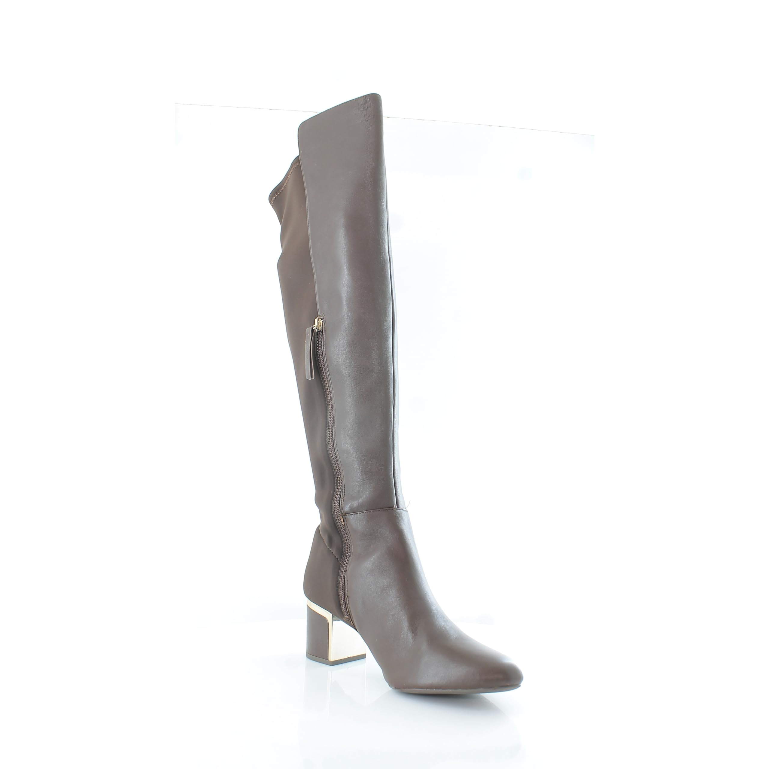 DKNY Women's Knee High Tall Boots - Stylish Leather Winter Riding Boots for Women, Comfortable & Warm Fashion Boots for Cold Weather, Office, Date Night & Outdoor Activities