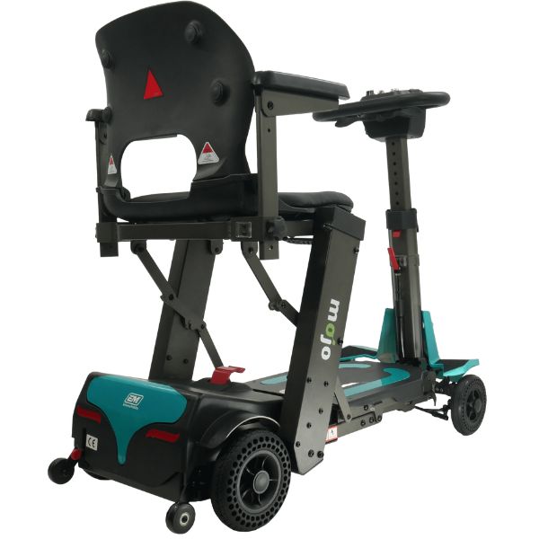 MOJO Automatic Folding Scooter - Lightweight & Portable Mobility Scooter for Adults & Seniors - Perfect for Travel, Shopping & Outdoor Adventures