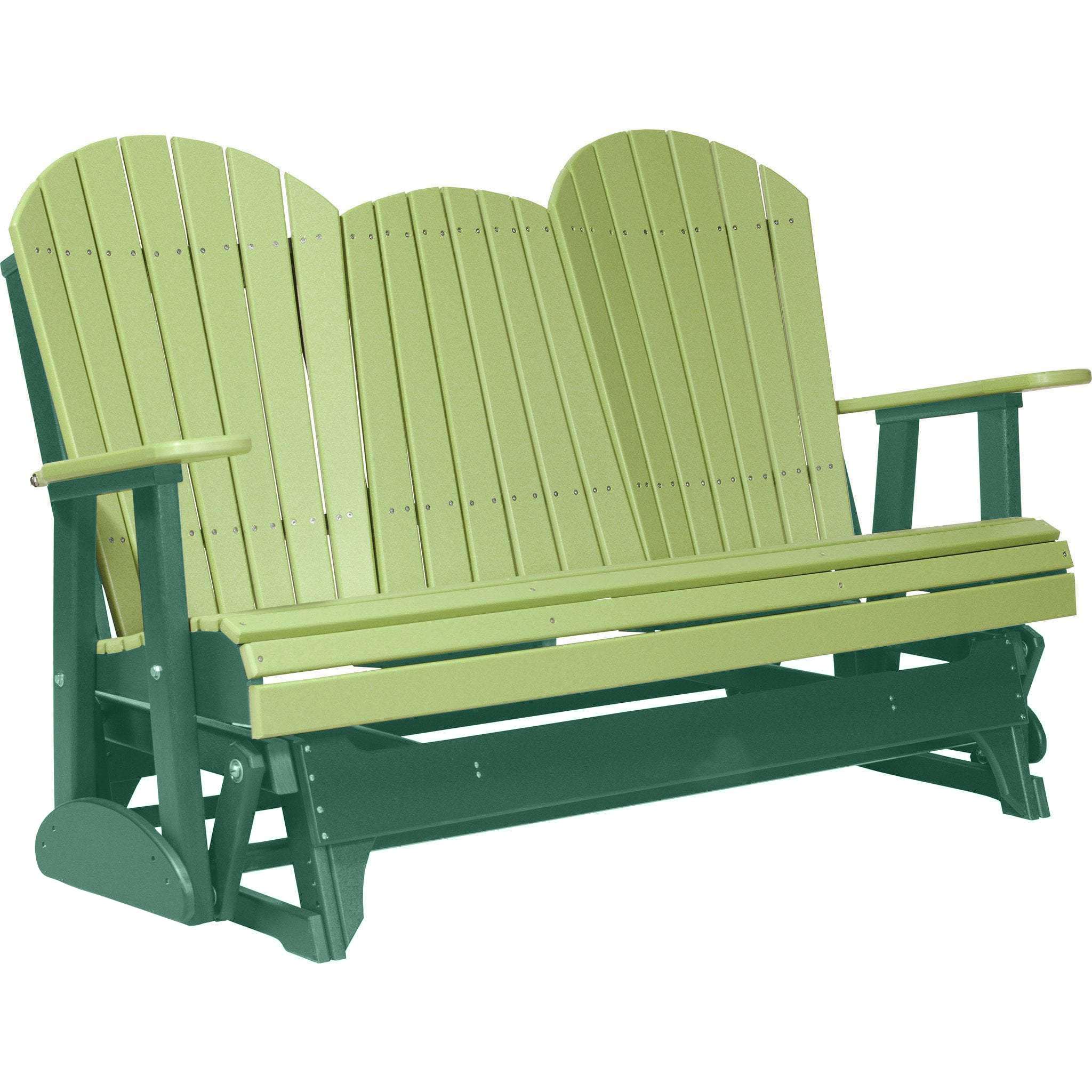 Lime Green on Green