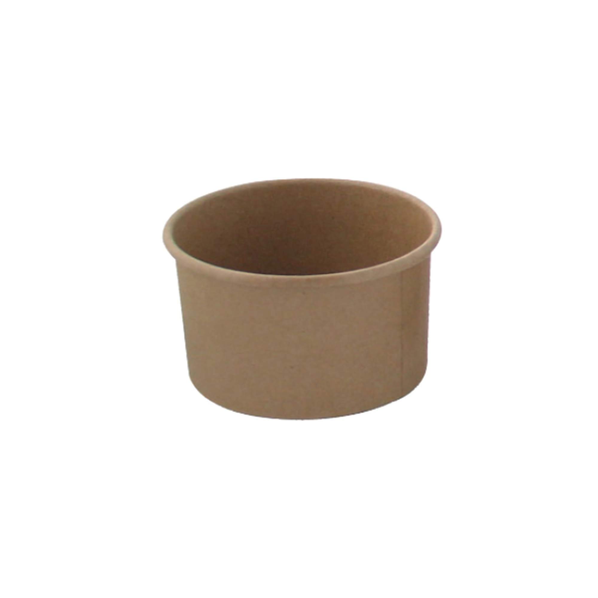 Eco-Friendly 8 oz Brown Kraft Soup Cups with Lids - Disposable Takeout Containers for Soups, Stews & Hot Beverages - Pack of 500 | Ideal for Restaurants, Catering & Food Delivery Services