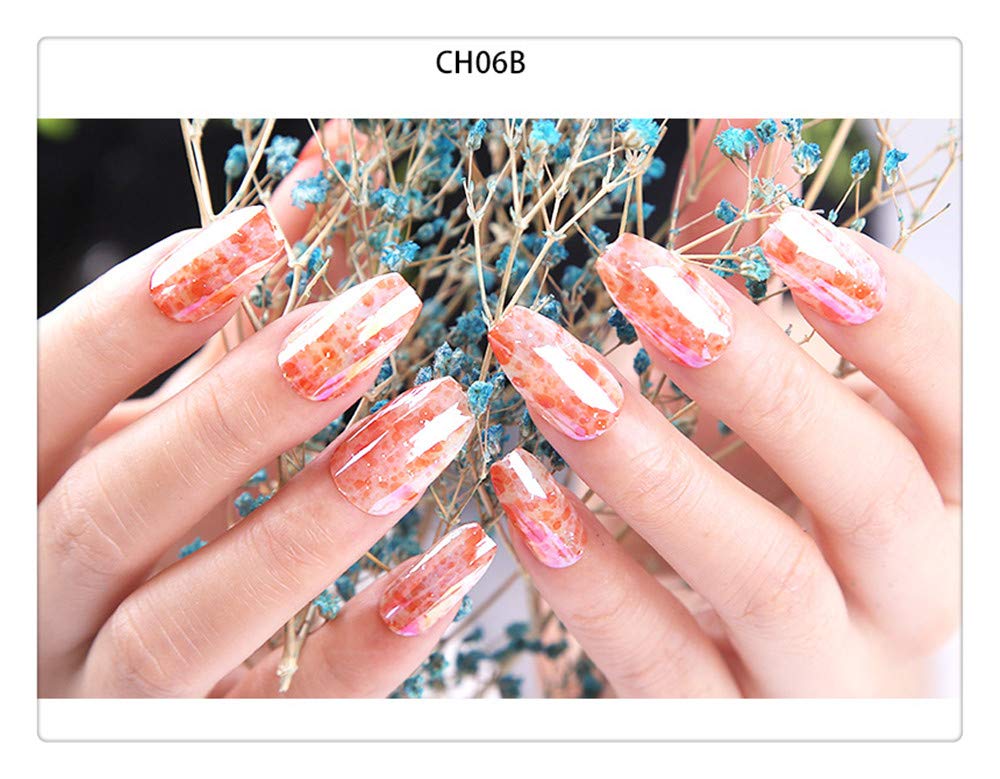 Trendy Detachable Fake Nails with Laser Magic Color - Long Lasting Press on Nails for Women, Perfect for Parties, Weddings & Special Occasions