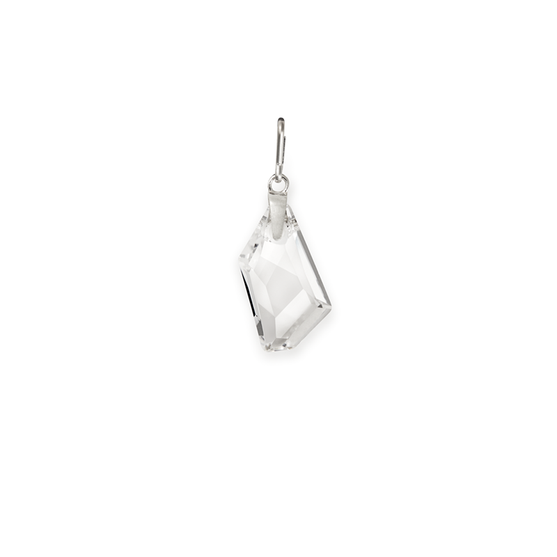 April Birthstone Clear Crystal Charm - Elegant Jewelry for Birthdays, Gifts & Special Occasions | Perfect for Necklaces, Bracelets & DIY Crafts