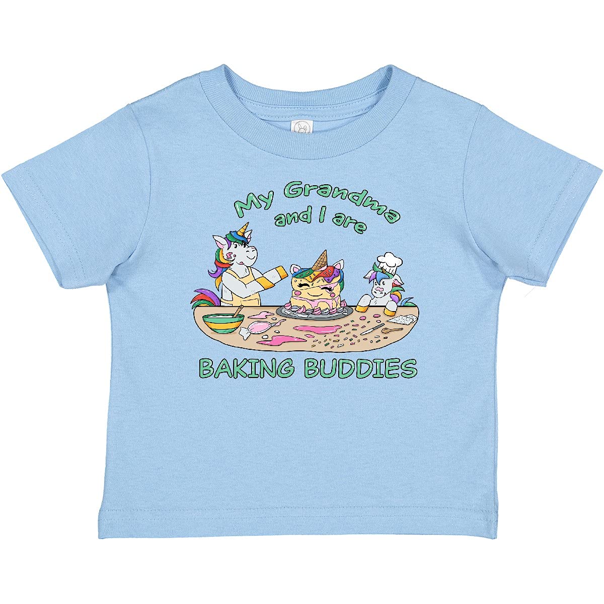My Grandma and I are Baking Buddies Baby T-Shirt - Cute Matching Grandma & Grandchild Outfits for Baking Together - Perfect for Family Baking Days, Grandparents Visits & Photo Shoots