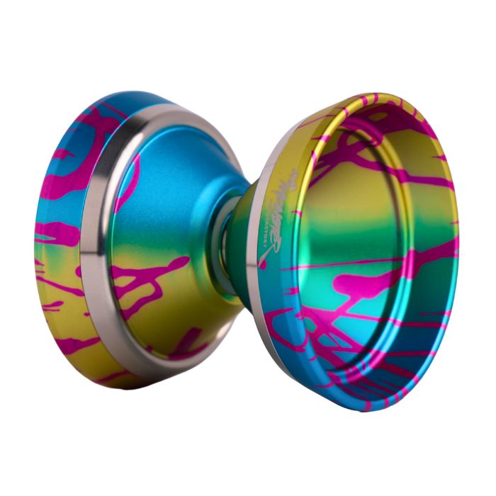 YoYoFactory MEGA Monster Professional Yo-Yo - Bimetal Design for Advanced Players | Perfect for Competition, Tricks & Performance