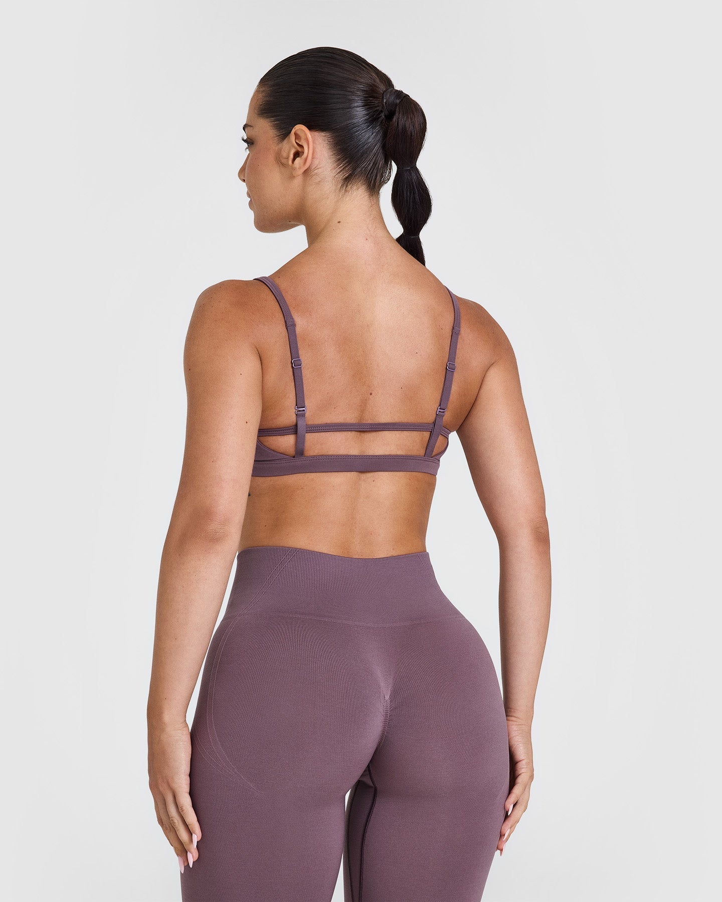 Timeless Strappy Bralette - Vintage Purple Lace Underwire Bra for Women | Comfortable Everyday Wear, Layering & Special Occasions