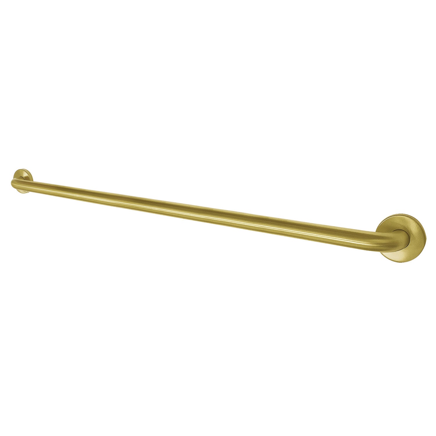 Americana Thrive In Place DR114367 36-Inch Stainless Steel Grab Bar - 1-1/4 Inch O.D., Brushed Brass Finish - Bathroom Safety Handle for Seniors & ADA Compliance - Ideal for Showers, Bathtubs & Toilets